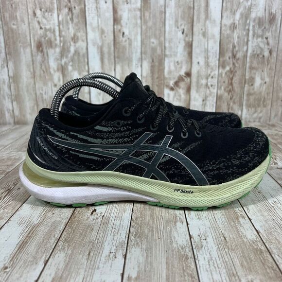 Asics Gel Kayano 29‎ black green womens 9 - Picture 1 of 8